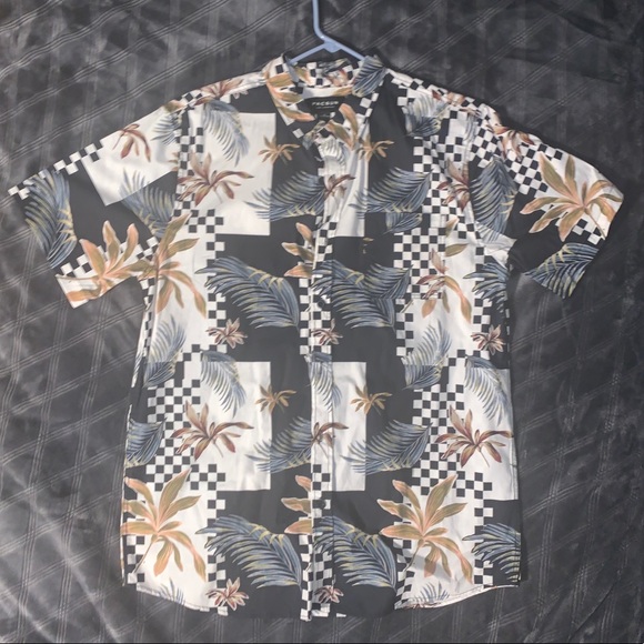 Pacsun Checker button up - never worn - Picture 1 of 2